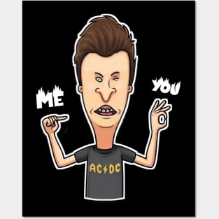 me you butthead Posters and Art